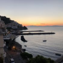 View from out hotel in Amalfi